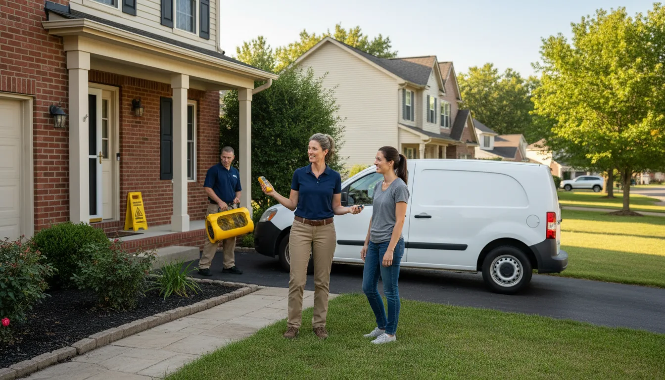 Water restoration image for Dehumidification And Cleanup Services in La Salle, IL